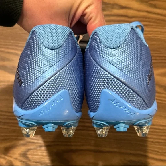 Size 12 Nike Alpha Pro 2 Low Detachable Football Cleats Coastal Blue - Titans PE Size 11.5 Nike Alpha Pro 2 Low Detachable Football Cleat  main image 2